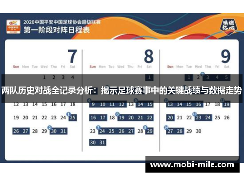 两队历史对战全记录分析：揭示足球赛事中的关键战绩与数据走势