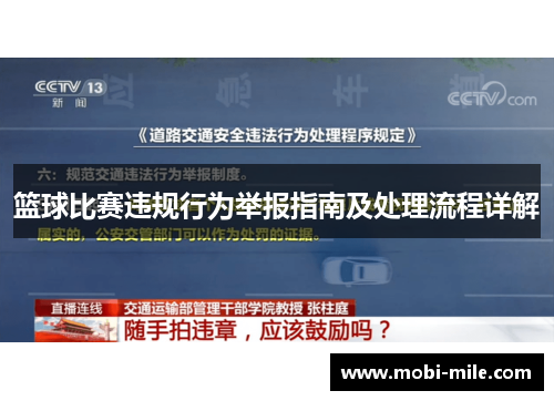 篮球比赛违规行为举报指南及处理流程详解 篮球比赛违规行为举报指南及处理流程详解