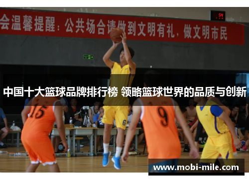 中国十大篮球品牌排行榜 领略篮球世界的品质与创新