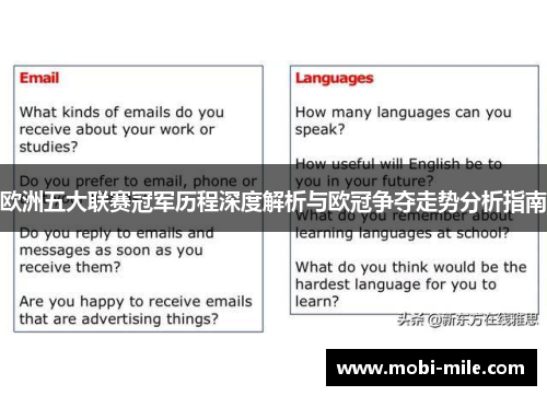 欧洲五大联赛冠军历程深度解析与欧冠争夺走势分析指南 欧洲五大联赛冠军历程深度解析与欧冠争夺走势分析指南
